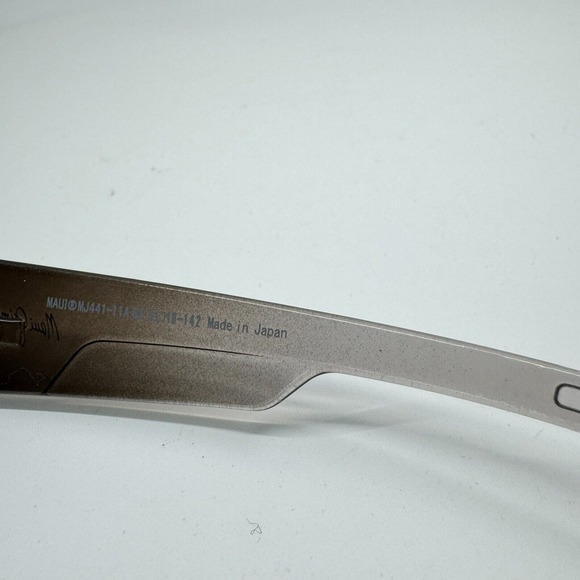 Maui Jim MonkeyPod Sunglasses MJ441-11A Smoke Gray Wrap Frames 63.5[]18 H10849 - Picture 6 of 7